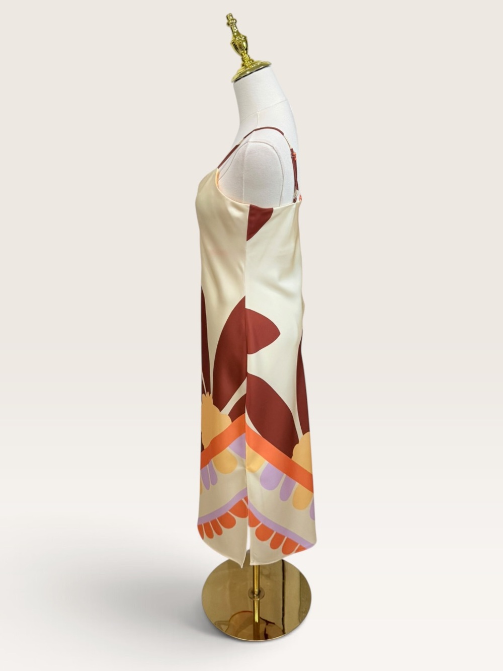 Gianni Bini Size 2 Harper Midi Slip Dress in Sunburst Floral Print NWT Boho - Picture 7 of 11